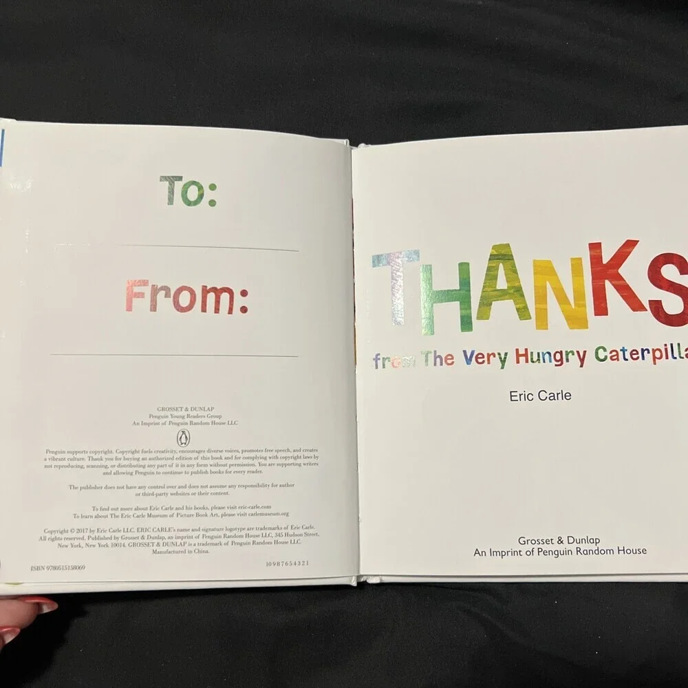 Thanks from The Very Hungry Caterpillar